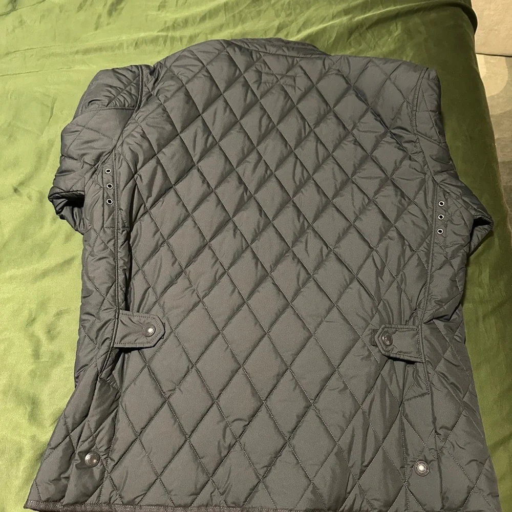 Ralph Lauren Gray Puffer Jacket with Quilted Design Brand New w/tags Mens L - Picture 3 of 3